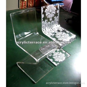acrlic Z shaped chair, acrylic chair, dining chair